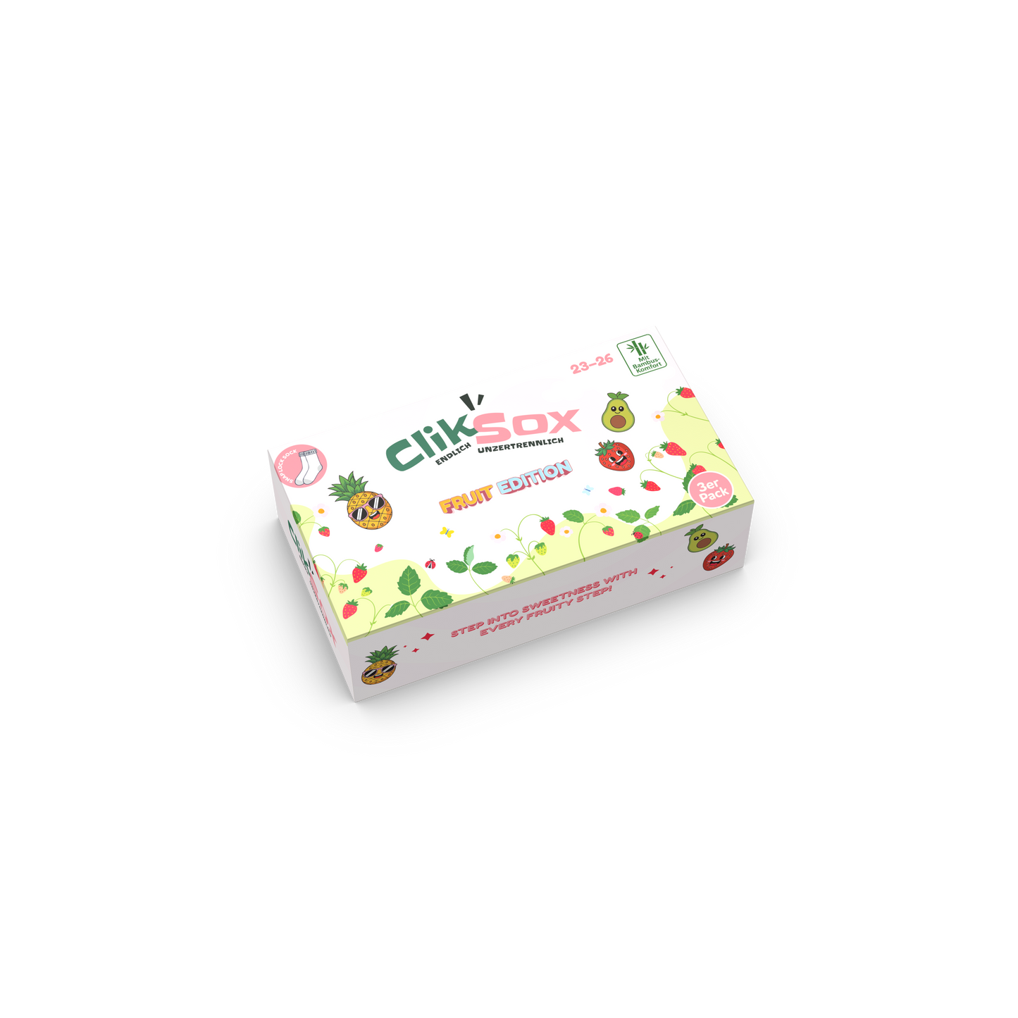ClikSox Kindersocken - Fruit Edition